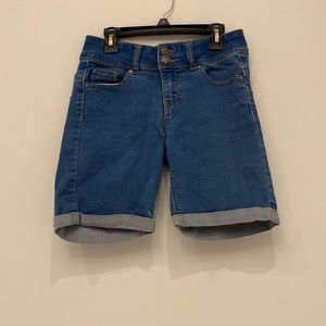 Jean biker short